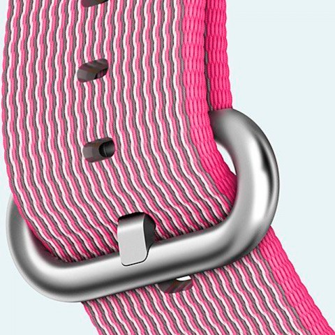Ремешок из плетёного нейлона 42/44мм для Apple Watch, розовый-5