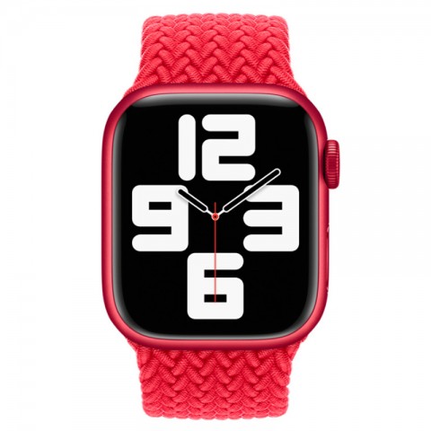 Монобраслет плетеный 38/40/41мм для Apple Watch, размер S, красный-1