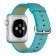 Ремешок из плетёного нейлона 38/40мм для Apple Watch, бирюзовый/серый