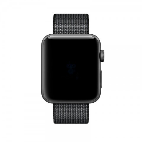 Ремешок из плетёного нейлона 38/40мм для Apple Watch, черный-1