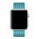 Ремешок из плетёного нейлона 42/44мм для Apple Watch, бирюзовый/серый