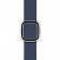 Ремешок кожаный с современной пряжкой 38/40мм для Apple Watch, размер М, синий