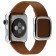 Ремешок кожаный с современной пряжкой 38/40мм для Apple Watch, размер М, коричневый