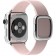 Ремешок кожаный с современной пряжкой 38/40мм для Apple Watch, размер М, розовый