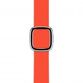 Ремешок кожаный с современной пряжкой 38/40мм для Apple Watch, размер М, красный Ремешок кожаный с современной пряжкой 38/40мм для Apple Watch, размер М, красный