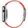 Ремешок кожаный с современной пряжкой 38/40мм для Apple Watch, размер М, красный