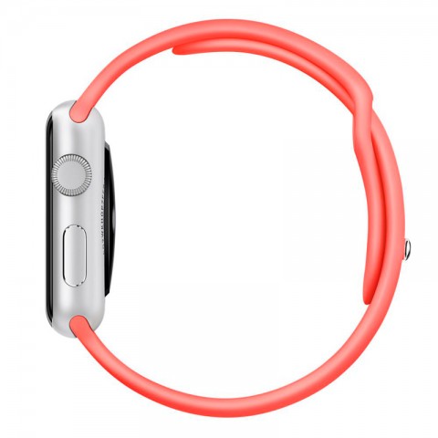 Спортивный ремешок для Apple Watch 42/44mm абрикос-4