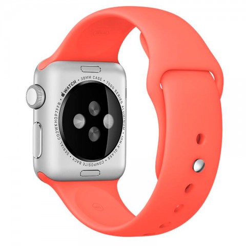 Спортивный ремешок для Apple Watch 42/44mm абрикос-3