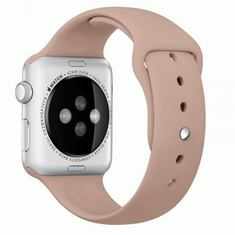Спортивный ремешок для Apple Watch 42/44mm грецкий орех-3
