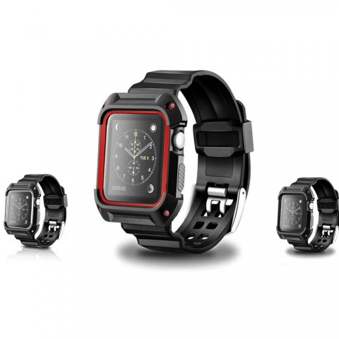 Чехол защитный TPU для Apple Watch 42мм с ремешком-4