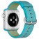 Ремешок из плетёного нейлона 42/44мм для Apple Watch, бирюзовый/серый