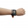 Ремешок кожаный широкий для Apple Watch 42/44мм, черный