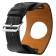 Ремешок кожаный широкий для Apple Watch 42/44мм, черный