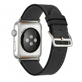 Ремешок кожаный классический для Apple Watch 38/40мм, черный Ремешок кожаный классический для Apple Watch 38/40мм, черный