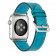 Ремешок кожаный классический для Apple Watch 38/40мм, голубой