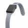 Ремешок силиконовый сетчатый для Apple Watch 42/44 мм, серый