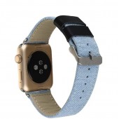 Ремешок джинсовый для Apple Watch 38/40мм, голубой Ремешок джинсовый для Apple Watch 38/40мм, голубой