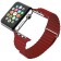 Ремешок кожаный с магнитной застежкой 38/40мм для Apple Watch, красный