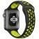 Спортивный ремешок Nike Style для Apple Watch 38/40mm черный/салатовый