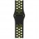 Спортивный ремешок Nike Style для Apple Watch 38/40mm черный/салатовый