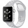 Спортивный ремешок Nike Style для Apple Watch 42mm листовое серебро/белый