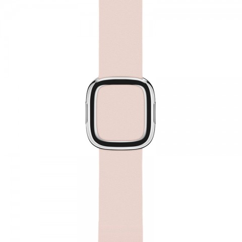 Ремешок кожаный с современной пряжкой 38/40мм для Apple Watch, размер М, розовый