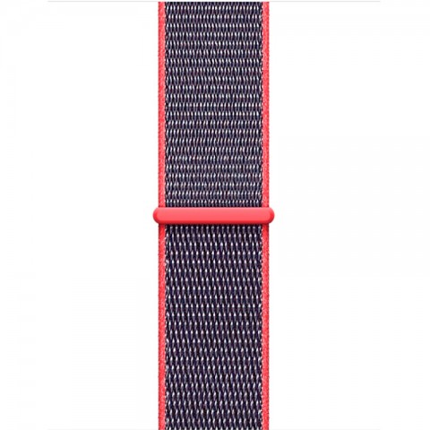 Браслет спортивный для Apple Watch 38/40мм, розовый неон