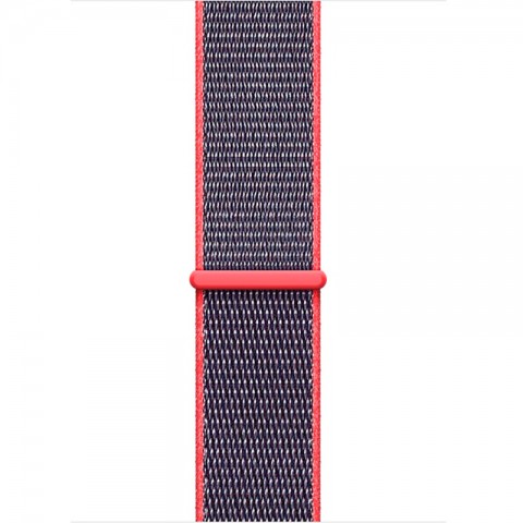 Браслет спортивный для Apple Watch 42/44мм, розовый неон