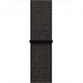 Браслет спортивный для Apple Watch 38/40мм, черный Браслет спортивный для Apple Watch 38/40мм, черный