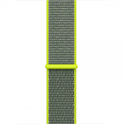Браслет спортивный для Apple Watch 42/44мм, жёлтый неон