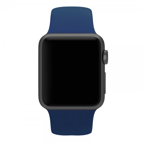 Спортивный ремешок для Apple Watch 42/44mm синий-1
