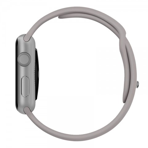 Спортивный ремешок для Apple Watch 42/44mm серый-2
