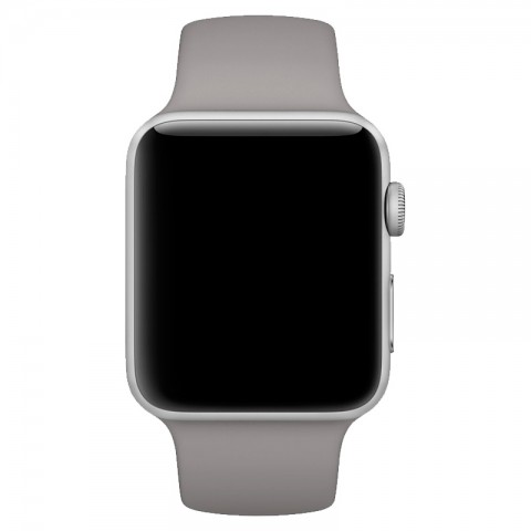 Спортивный ремешок для Apple Watch 42/44mm серый-1
