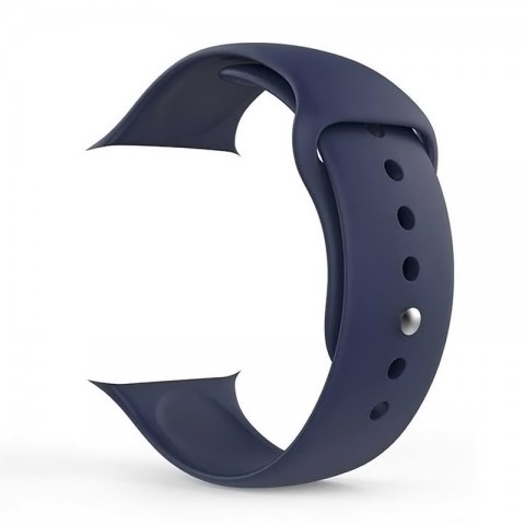 Спортивный ремешок для Apple Watch 38/40mm тёмно-синий-3