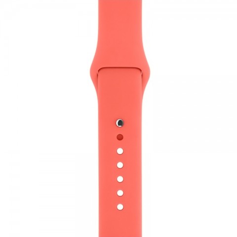 Спортивный ремешок для Apple Watch 42/44mm темно-розовый