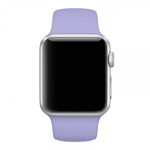 Спортивный ремешок для Apple Watch 42/44mm светло-сиреневый-1