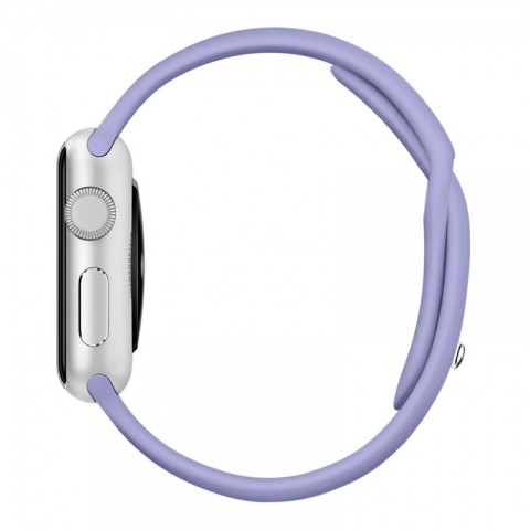 Спортивный ремешок для Apple Watch 42/44mm светло-сиреневый-4