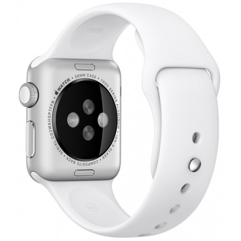 Спортивный ремешок для Apple Watch 42/44mm белый-2
