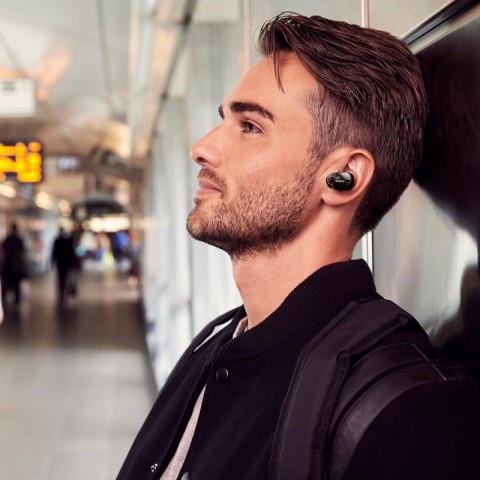 Наушники беспроводные Sony WF-1000X Black-5