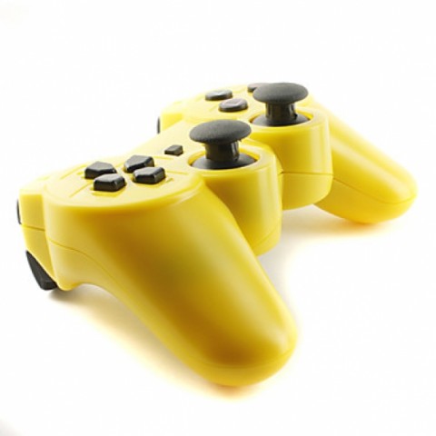 Игровой контроллер Dualshock 3 для PS3 желтый-2
