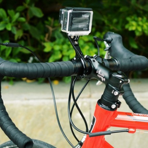 Крепление на руль удлиненное алюминиевое для GoPro-3