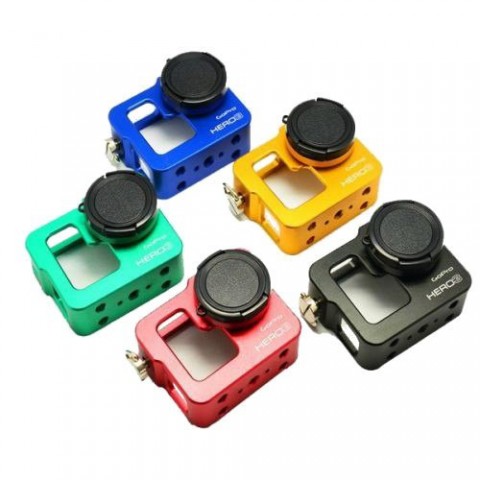 Бокс алюминиевый для GoPro Hero 3/3+-1
