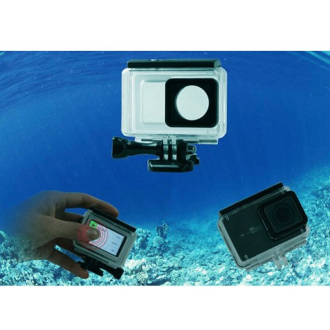 Бокс водонепроницаемый 30м для Xiaomi Yi2 Touch дверца-2