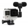 Стереомикрофон + защитный бокс для GoPro Hero 3/3+/4