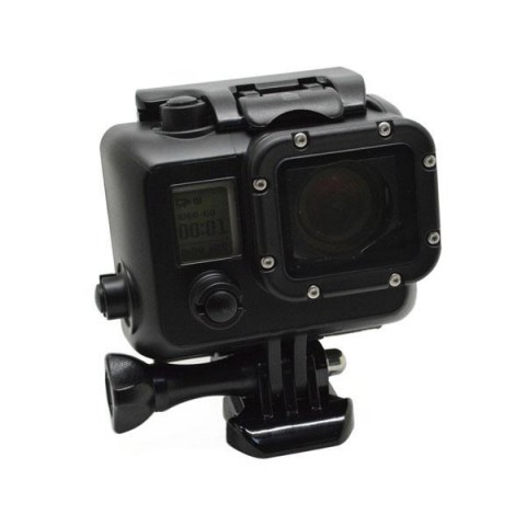Чёрный матовый аквабокс для GoPro Hero 3