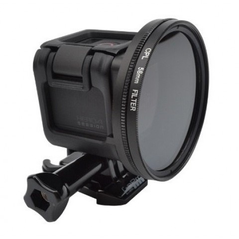 CPL-фильтр поляризационный 58мм для GoPro Hero 4 Session