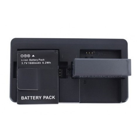 Зарядное устройство двойное для батарей GoPro Hero 3/3+/4