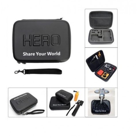 Кейс HERO "карбон" для GoPro малый-1