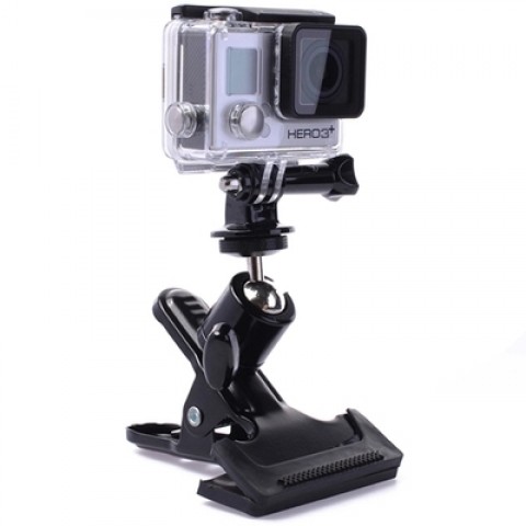 Крепление-прищепка металлическое для GoPro-1