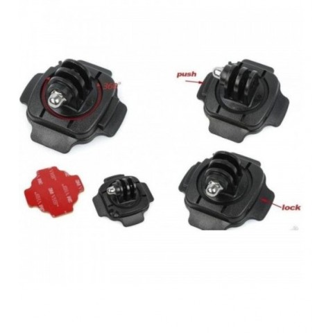 Крепление-платформа на шлем поворотное для GoPro-3